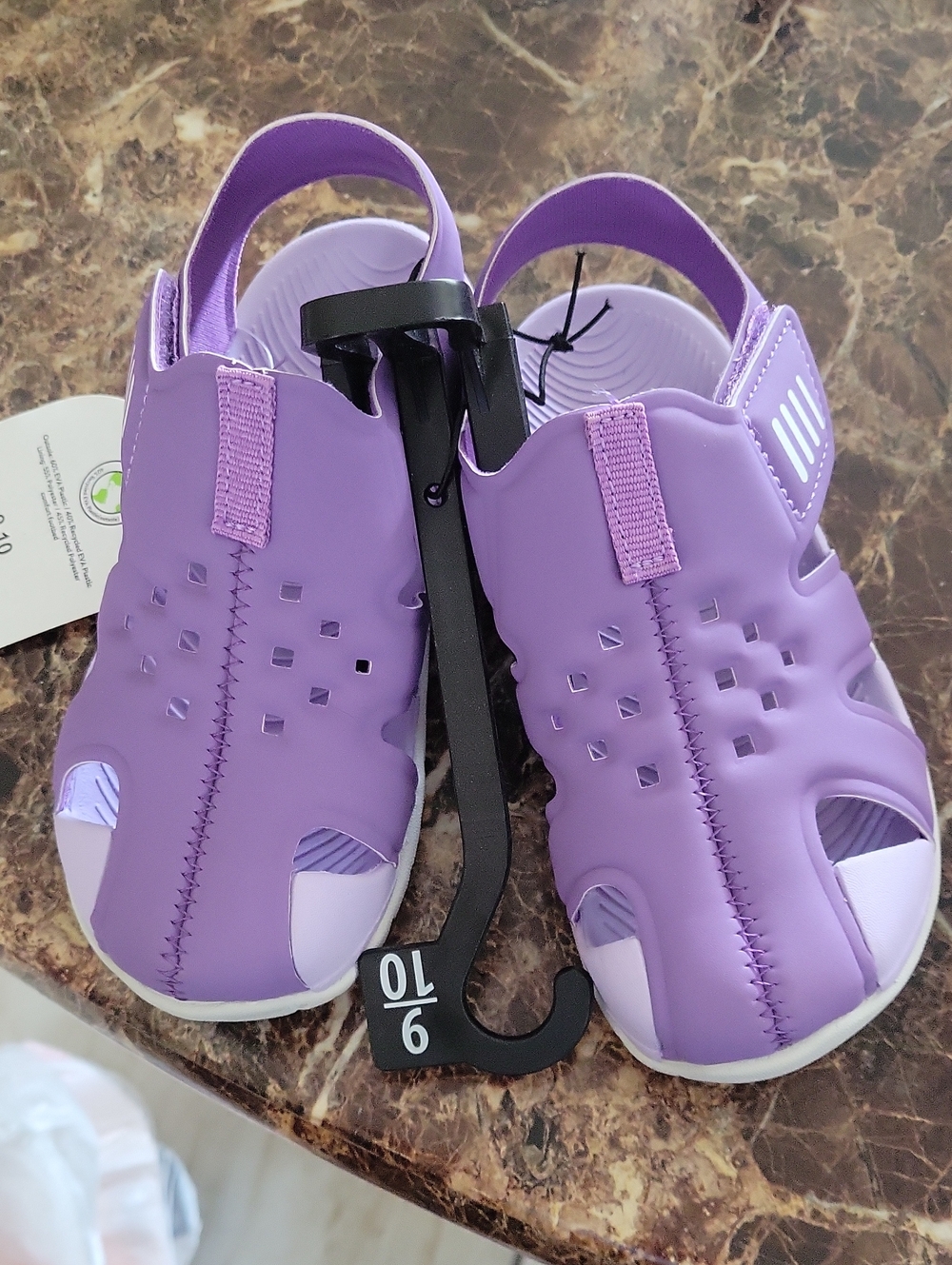 wonder nation Purple Kids Water Sandals